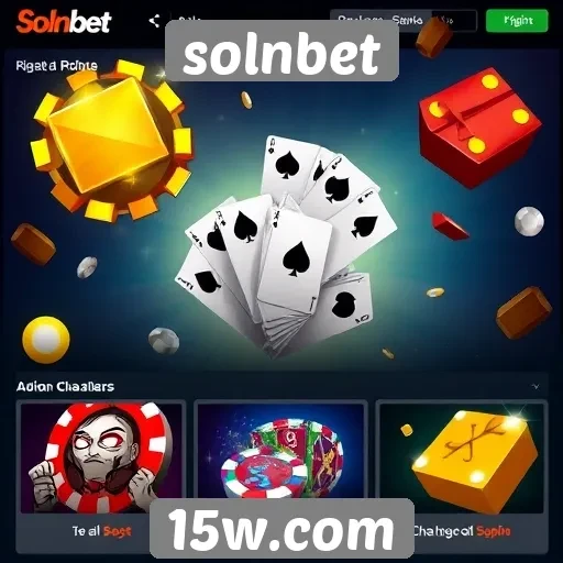 Tipos de jogos disponíveis no site solnbet